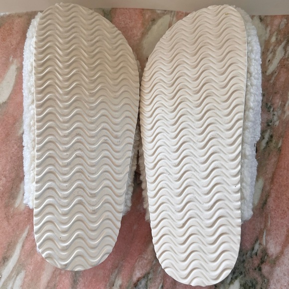 NWOT Sherpa Faux Shearling Slip on Clog Customized with Mushroom Patches OOAK - Picture 7 of 7